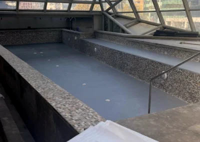 Revestimiento de fibra para piscinas