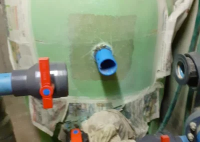 Revestimiento de fibra para piscinas