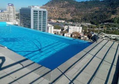 Revestimiento de fibra para piscinas