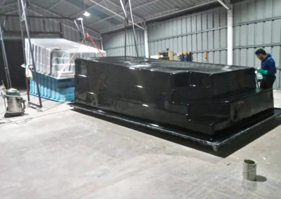 Revestimiento de fibra para piscinas