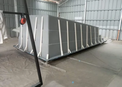 Revestimiento de fibra para piscinas