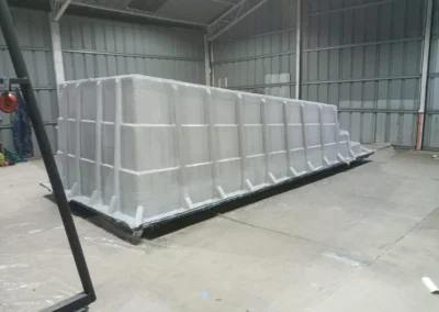 Revestimiento de fibra para piscinas