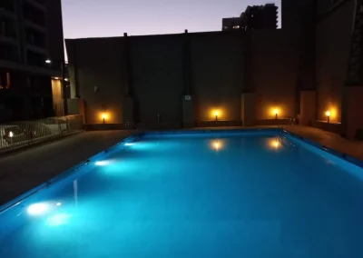 Revestimiento de fibra para piscinas