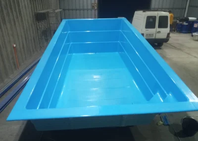 Revestimiento de fibra para piscinas