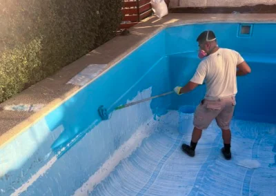 Revestimiento de fibra para piscinas